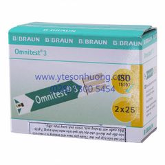 Que thử đường huyết Omnitest 3 (hộp 25 que)