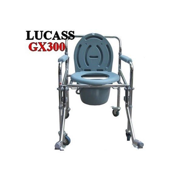Ghế bô vệ sinh có bánh xe Lucass GX-300