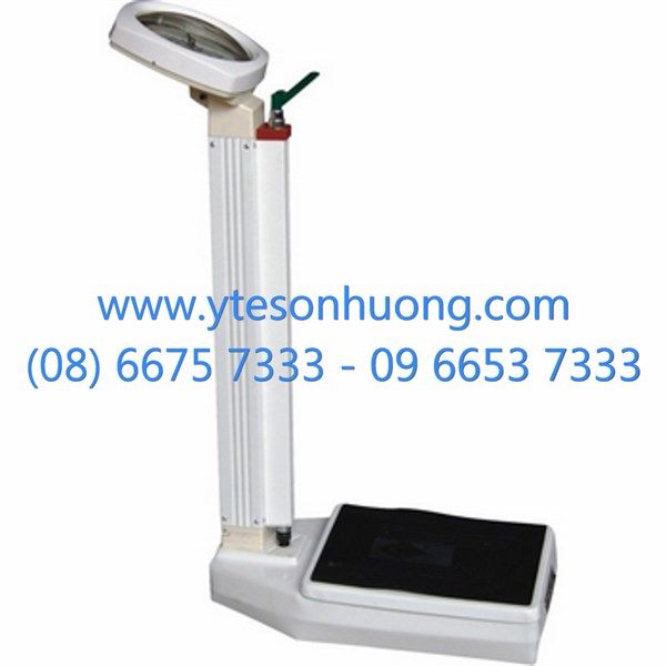 Cân có thước đo chiều cao TZ-120 (đế nhựa)