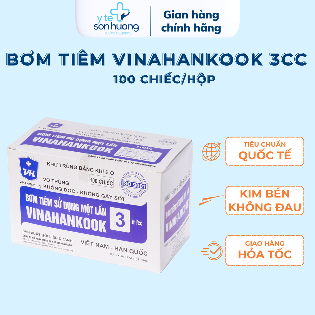 Bơm tiêm Vinahankook 3cc