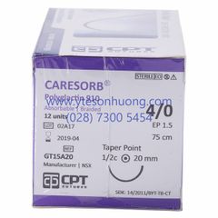 Chỉ CPT Caresorb Polyglactin 910 4/0 GT15A20