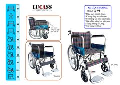 Xe lăn nâng hạ chân có thắng
