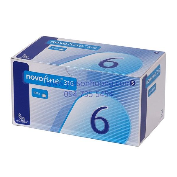 Đầu kim chích tiểu đường Novofine 31G (Kim bánh ú)