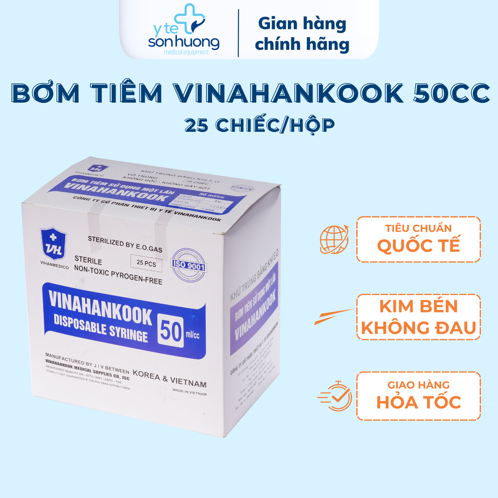 Bơm tiêm Vinahankook 50cc