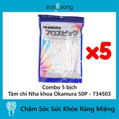 Combo Chỉ nha khoa Okamura 50P - 734503 (5 gói)