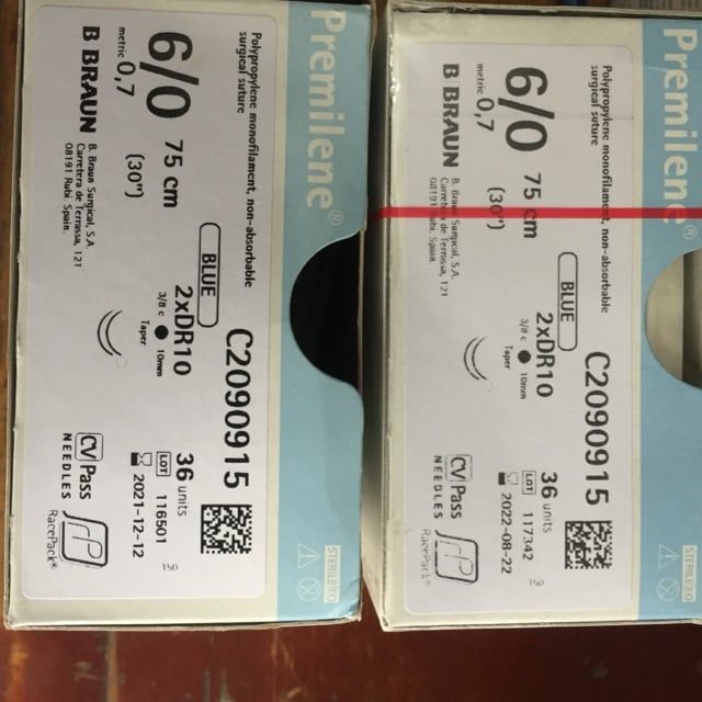Premilene 6/0, 75cm 2 XDR10