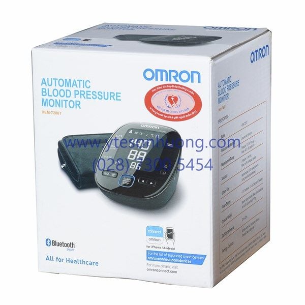 Máy đo huyết áp bắp tay cao cấp Omron HEM - 7280T