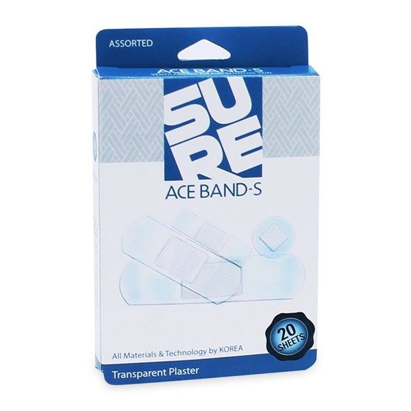 Băng cá nhân Young Ace-band 4 size (trong suốt)