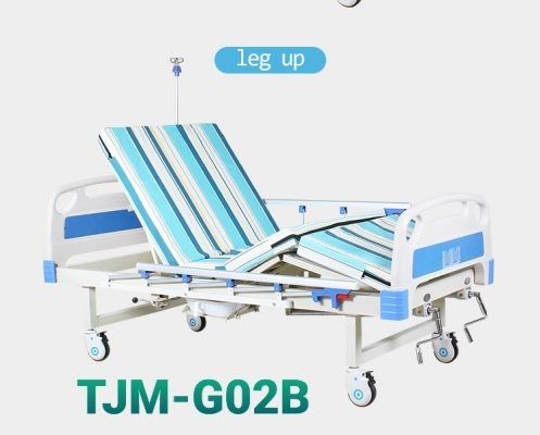Giường bệnh nhân 2 tay quay có bô vệ sinh TAJERMY MODEL : TJM-G02B