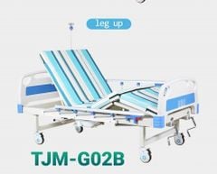 Giường bệnh nhân 2 tay quay có bô vệ sinh TAJERMY MODEL : TJM-G02B