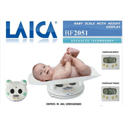 Cân trẻ sơ sinh điện tử Laica BF-2051