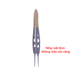 Nhíp lỗ 8,5cm không mấu cán vàng