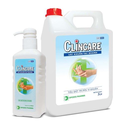 Dung dịch rửa tay sát khuẩn Clincare (5 lít)