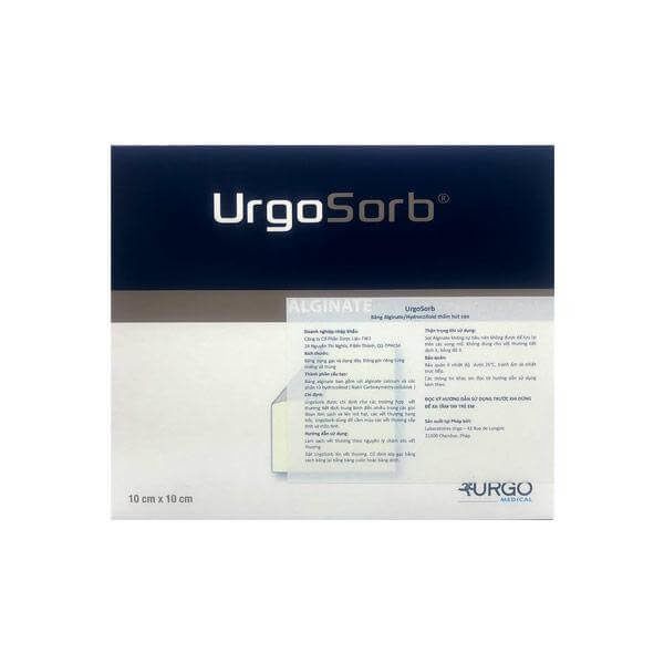 Băng Alginate Calcium Urgosorb dạng gạc 10cm x 10cm