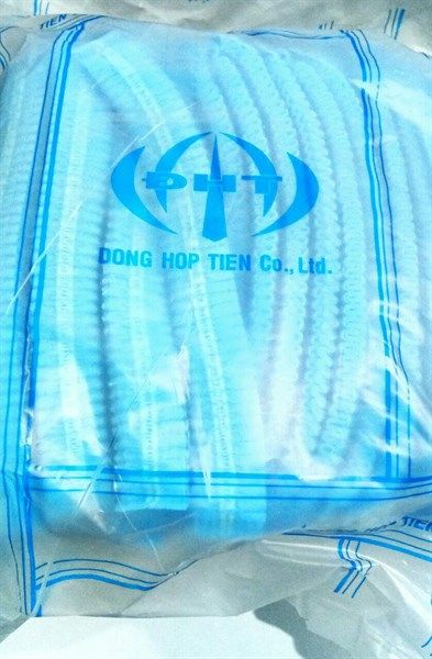 Bao tóc xếp chưa tiệt trùng DHT (xanh/trắng)