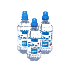 Nước muối sinh lý Nacl 0.9% Vĩnh Phúc Nano Bạc (1000ml)