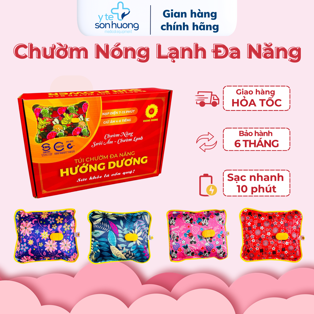 Túi Sưởi Cắm Điện Đa Năng, Túi Sưởi Ấm Bụng Kinh Và Sưởi Ấm Tay Chườm Ấm Bụng Bảo Hành 6 Tháng