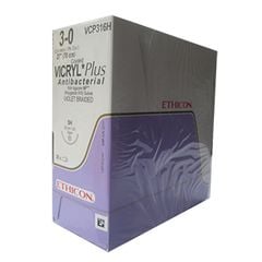 Chỉ phẫu thuật Vicryl Plus Vi 3/0 70cm 26mm 1/2c Jb Vcp316h