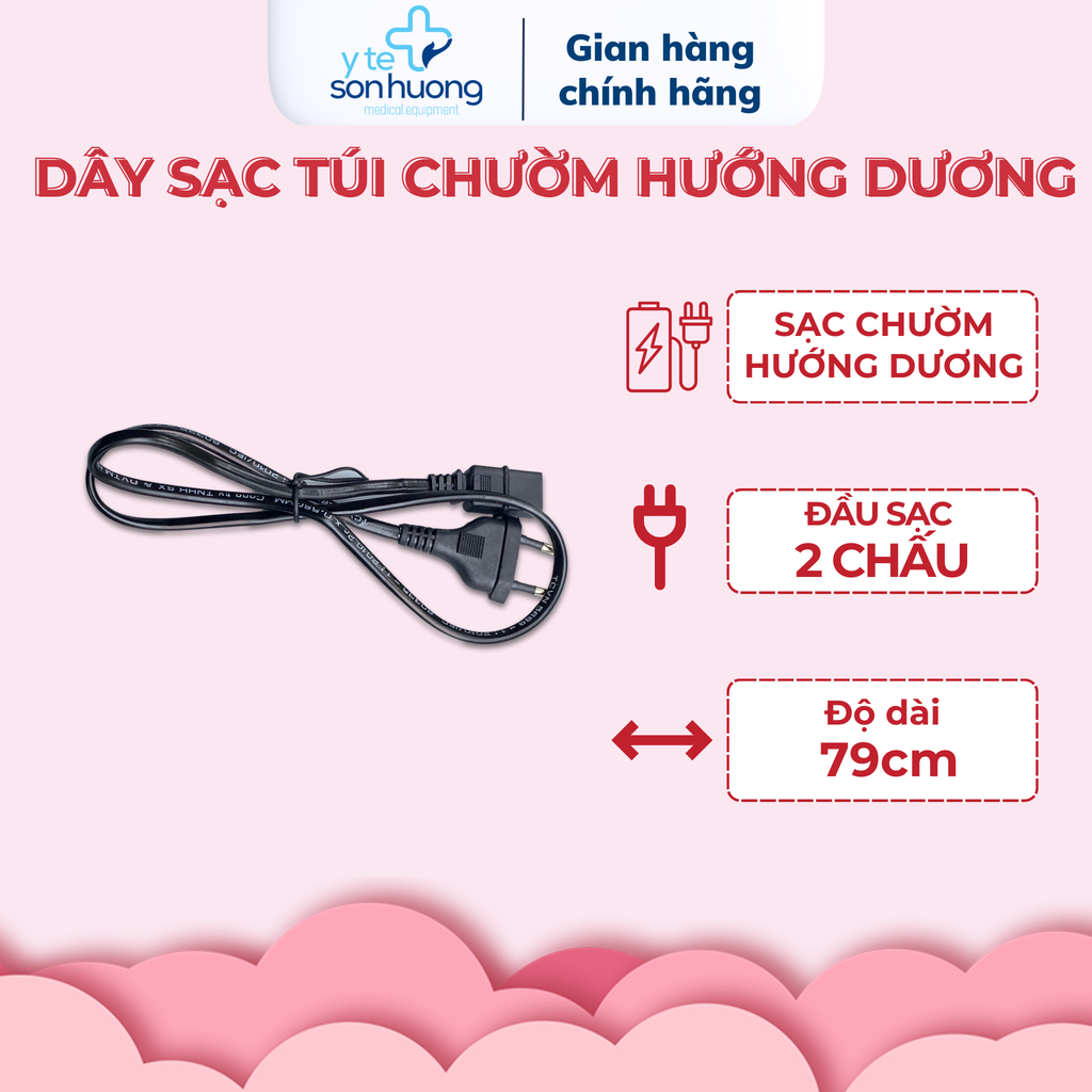 Dây Sạc Túi Chườm Sưởi Hướng Dương