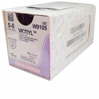 Vicryl 7/0 30cm 6.5mm 3/8c Rb W9156