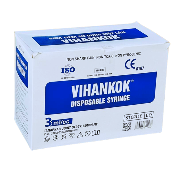 Bơm tiêm VIHANKOOK (Tanaphar) 3cc