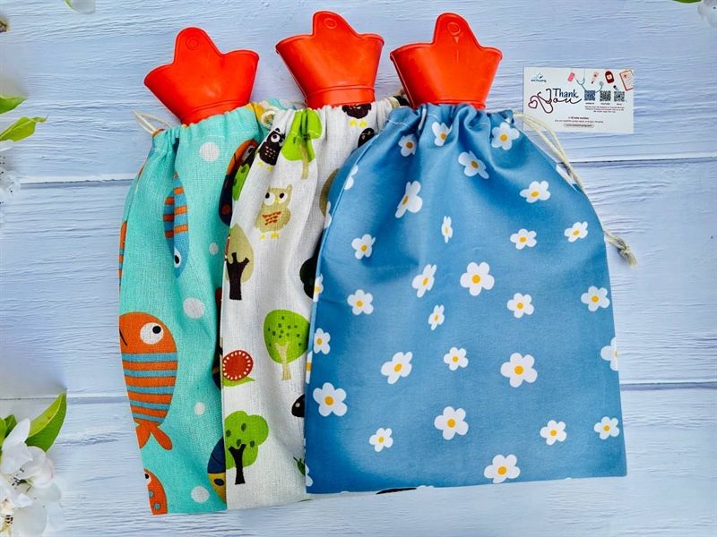 Túi vải đựng chườm nóng cao su