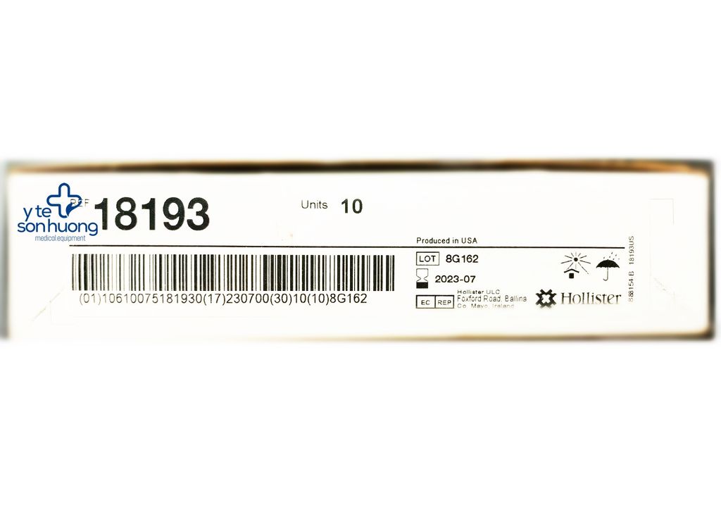 Túi chứa phân có bộ lọc khí Hollister 18193- sử dụng với đế – Y Tế Sơn ...