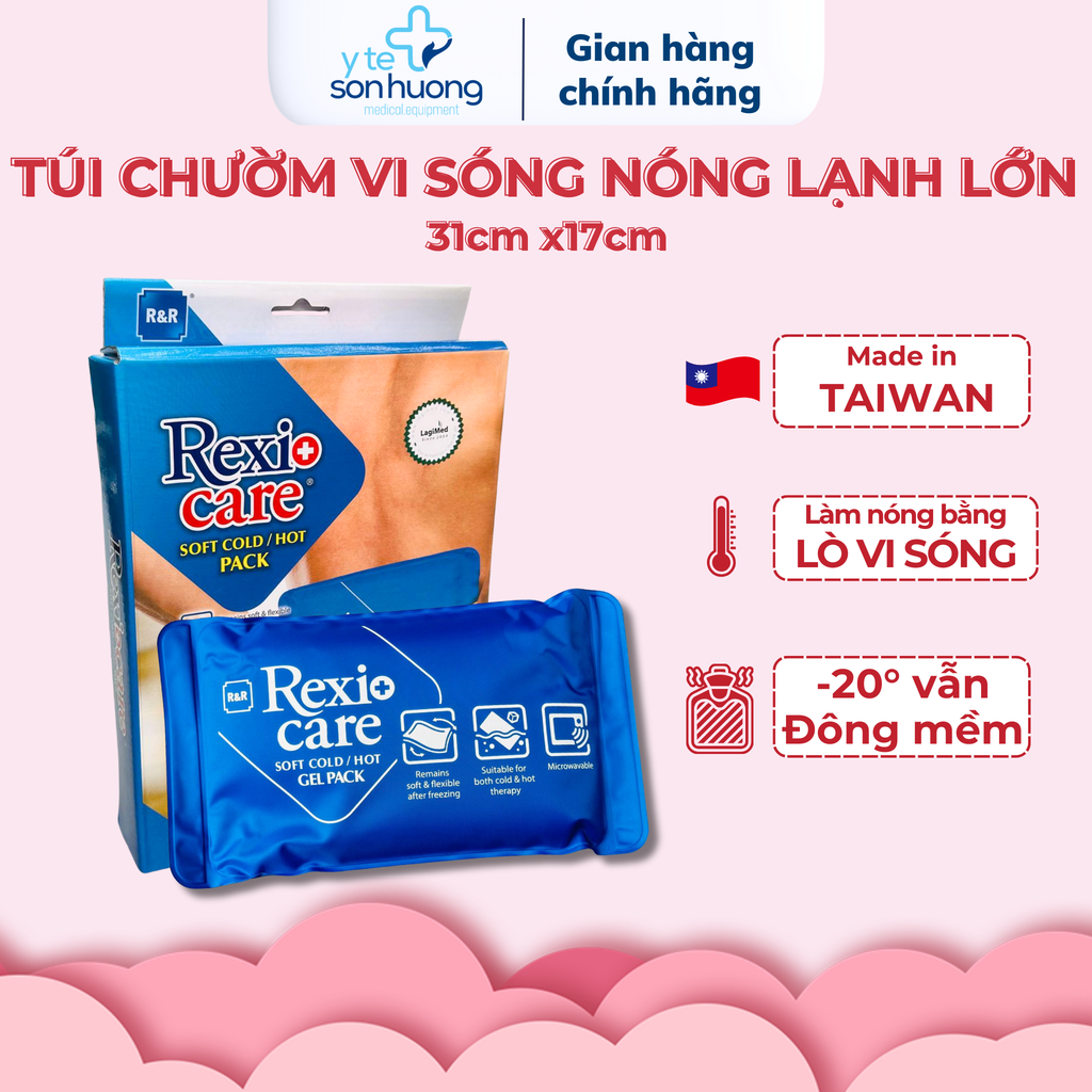 Túi Chườm Vi Sóng Cỡ lớn 31cm x 17cm - R&R Rexi Care