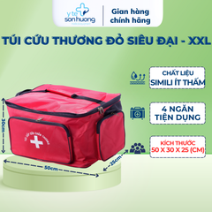 Túi cứu thương Đỏ siêu Đại (size XXL - 50x30x25cm)