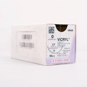 Chỉ phẫu thuật Vicryl 0 90cm 40mm 1/2c Rb Ct W9430