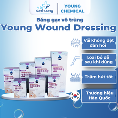 Băng gạc vô trùng Young Wound Dressing - 6cm x 7cm /  6cmx10cm