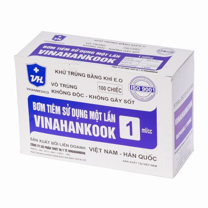 Bơm tiêm Vinahankook 1cc