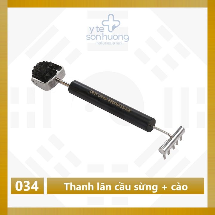 Thanh lăn cầu sừng + cào diện chẩn