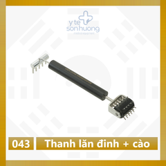 Thanh lăn đinh + cào diện chẩn