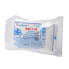 Gạc miếng tiệt trùng Bảo Thạch 8cm x 10cm x 12 lớp
