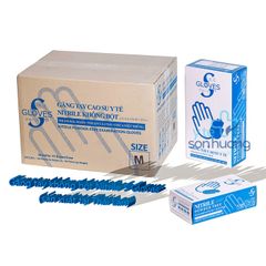 Găng tay y tế không bột Nitrile S Gloves