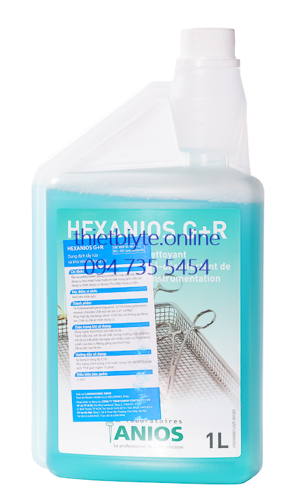 Dung dịch ngâm dụng cụ y tế Hexanios G+ R (1L) Anios Clean Excel