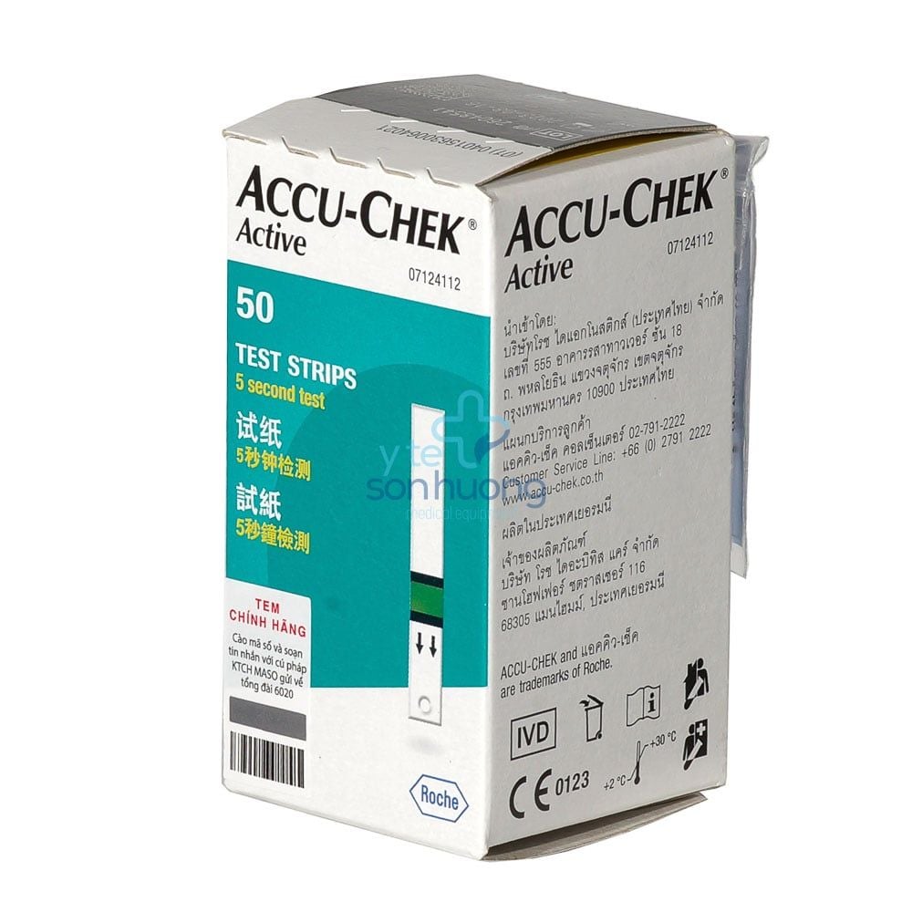 Que thử đường huyết Accu-chek Active 50