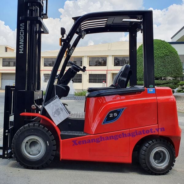 Xe nâng điện 2.5 tấn bình Acid Hangcha