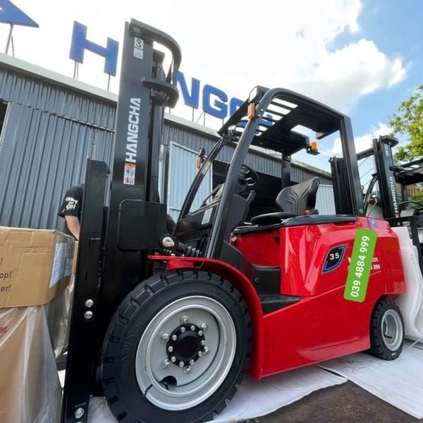 Xe nâng điện 3.5 tấn bình Acid Hangcha