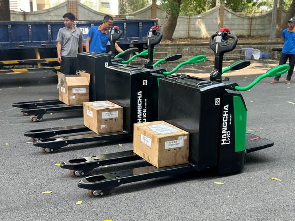  Xe Nâng Tay Điện 2 - 3 Tấn Bệ Đứng Lái || Pin Lithium Sạc 1-2h || Bảo Hành 5 Năm 