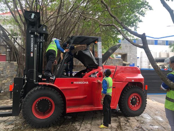  Xe Nâng Dầu Hangcha 16 Tấn Mới 100% 