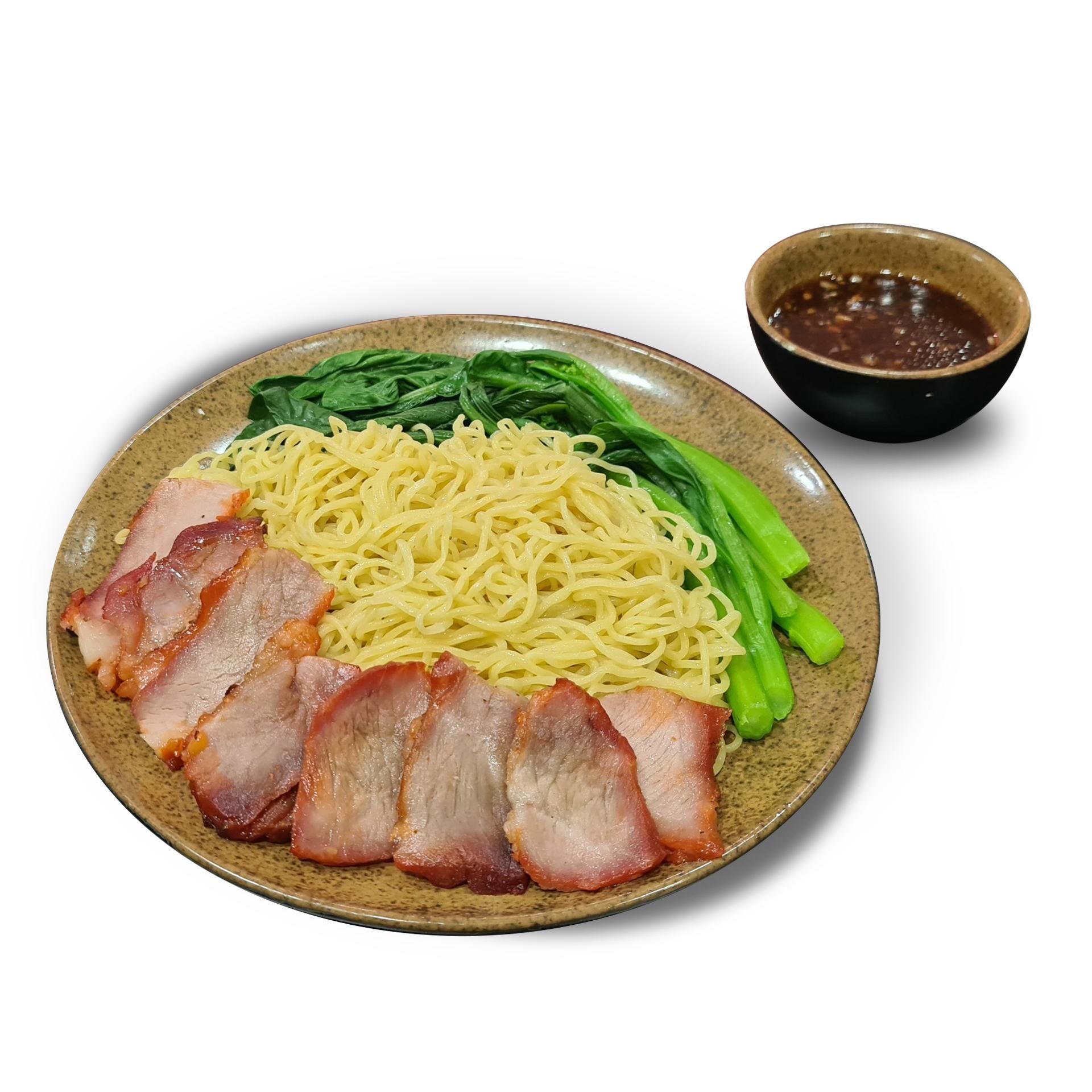  MÌ XÁ XÍU ( Egg Noodles With Char Siu) 