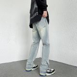  QJ14 JEANS Trơn Suông ZIP 