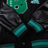  AK335 Varsity Tay Da Thêu B Green 