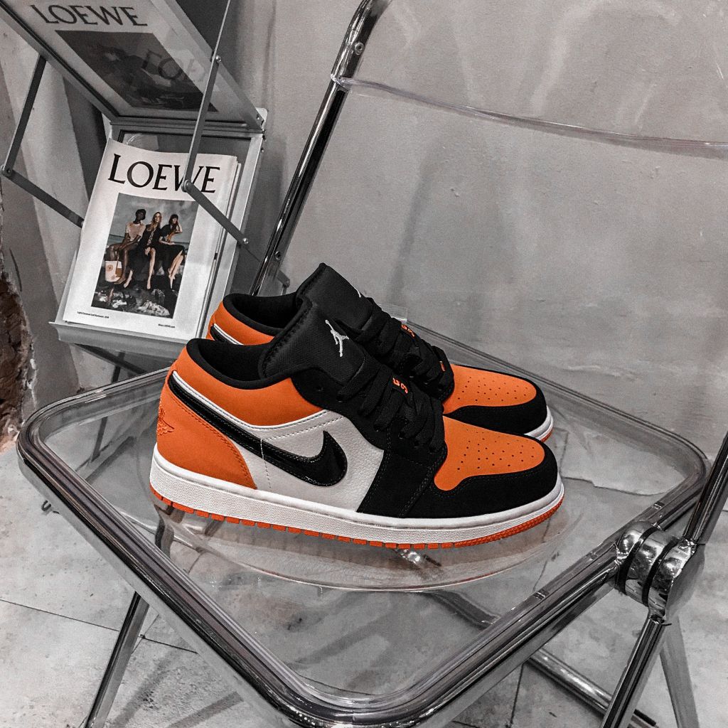  NIKE JORDAN 1 LOW STARFISH ORANGE 