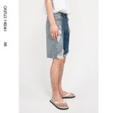  QS15 Short Jeans Wash Rách Ombre 