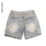  QS43 Short Jeans LV Embossed 