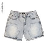  QS43 Short Jeans LV Embossed 