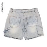  QS43 Short Jeans LV Embossed 